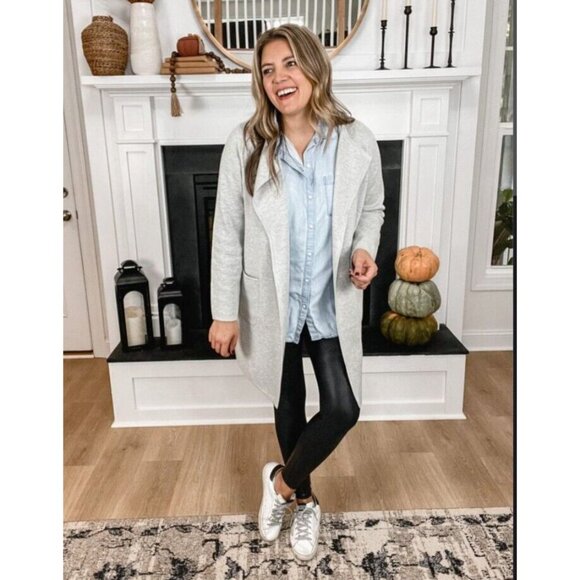 J.Crew sz XS Juliette Collarless Sweater Cardigan Wool Knit Blazer Meghan Markle - Picture 12 of 16